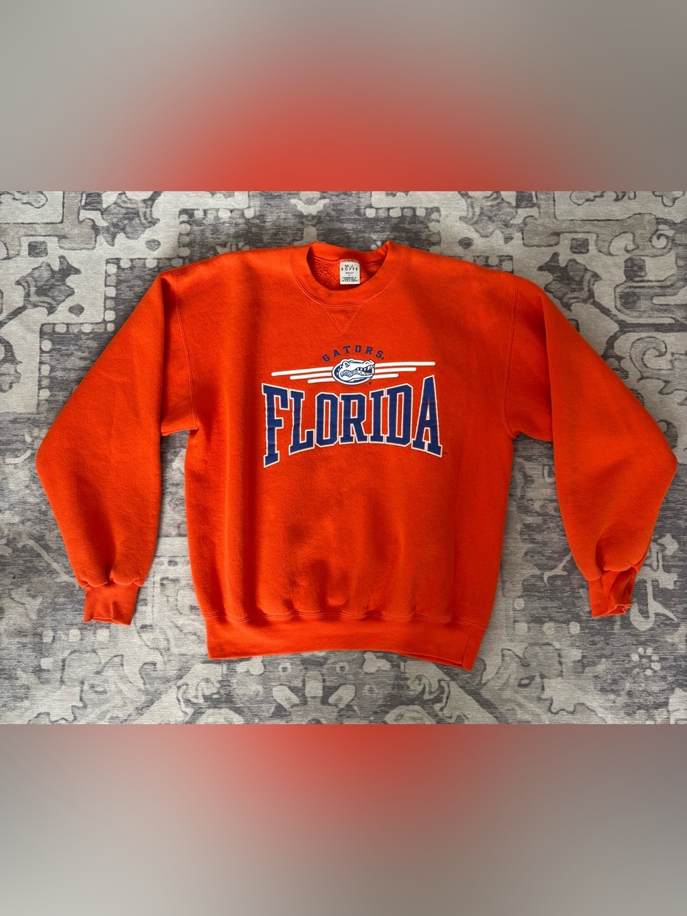 Vintage M.J. Soffe Florida Gators Orange Crewneck Sweatshirt Adult L